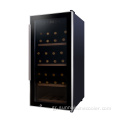 Κόκκινο ντουλάπι αποθήκευσης κρασιού γωνιακό ψυγείο κρασιού